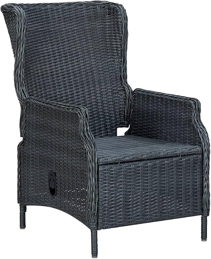 7 Piece Patio Dining Set,Outdoor Dining Chairs,Patio Lounge Set,Outdoor Patio Furniture,Porch Furniture,Deck Casual Furniture,Outdoor Seating,for Porch,Garden,Backyard, Dark Gray