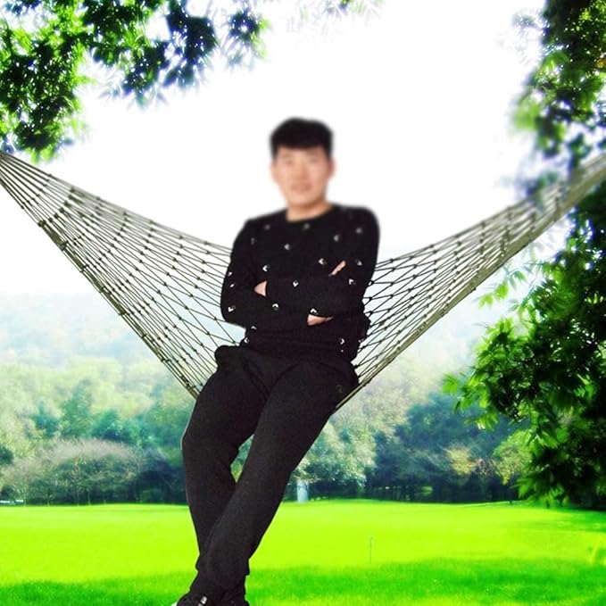 Portable Hammocks Hanging Rope Swing Hammock Chair Indoor Outdoor Home Patio Porch Yard Garden Portable Travel Camping Swing Hammock Hammock for Outdoor(Red Blue)