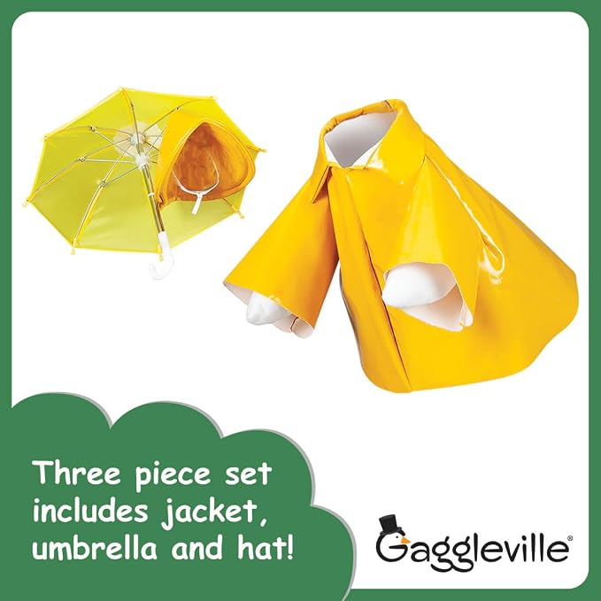 Gaggleville Raincoat Goose Outfit, Fits Large 23" H Statue, by Fox | Valley Traders