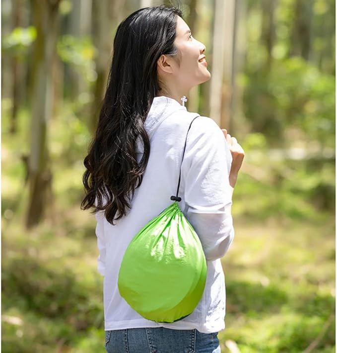Outdoor Hammock Anti-Rollover Travel Camping Portable Hammock Hanging Chair Outdoor Portable Camping Travel Equipment (Color : Green-a, Size : 260 * 140cm)