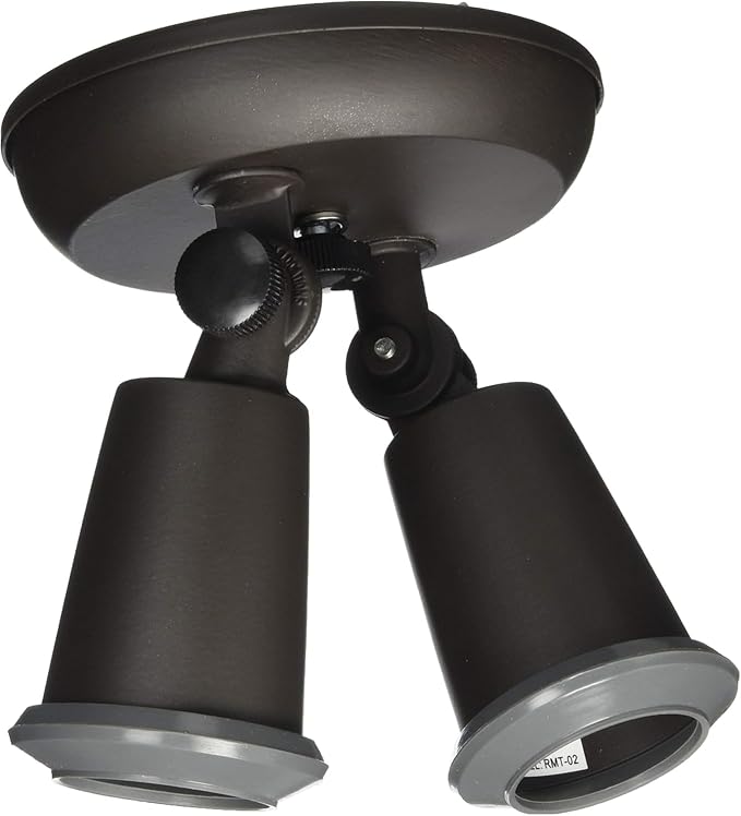 Nuvo Two Light Outdoor Flood Light with Adjustable Swivel-8.75 Inches Wide, Bronze