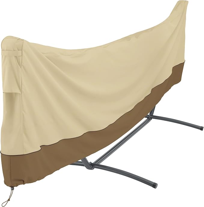 Classic Accessories Veranda Water-Resistant 15 Foot Standard Brazilian Hammock and Stand Cover