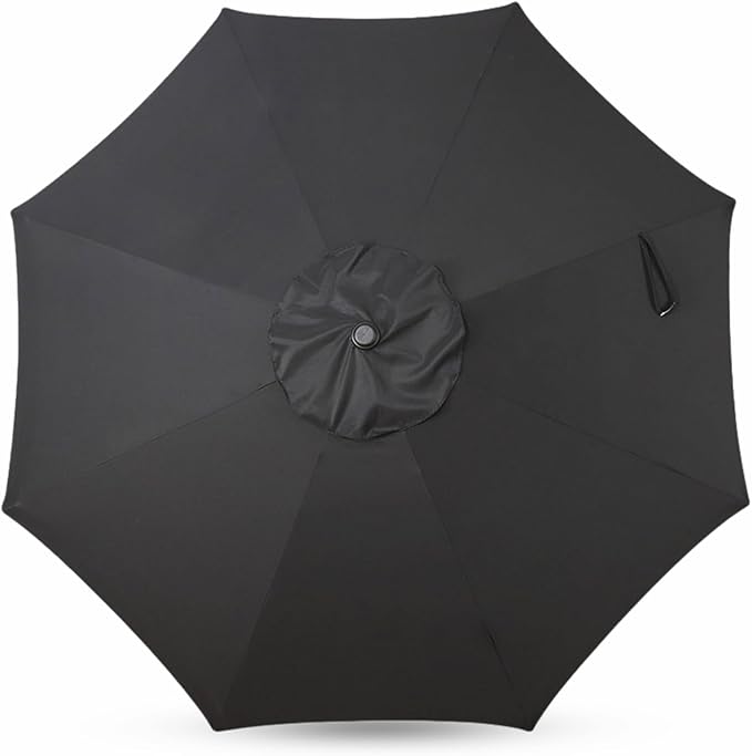 Sfmora 9ft Patio Umbrella Replacement Canopy for 8 Ribs, Outdoor Umbrella Canopy ONLY, Market Umbrella Top, Water-Resistant & UV-Protective