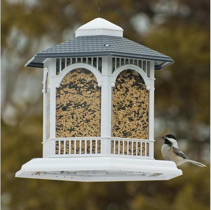 Woodlink NA6262 Audubon Hopper Deluxe Gazebo Wild Bird Feeder