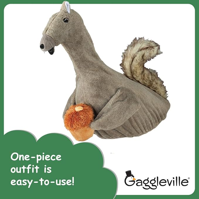 Gaggleville Squirrel Goose Outfit, Fits Large 23" H Statue, by Fox | Valley Traders