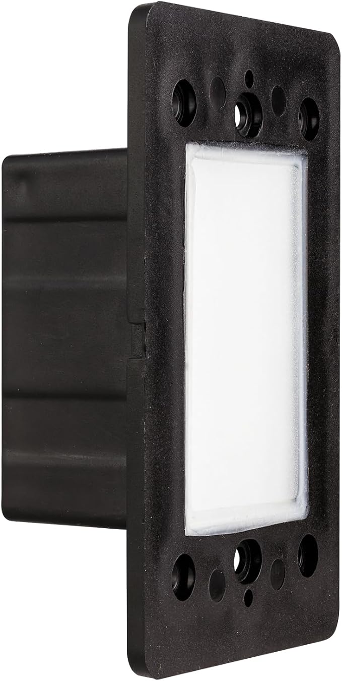 Diodesy- LED Step Light 2W (20W Equivalent) 3000K Soft White 120LM Indoor/Outdoor Vertical or Horizontal Stair Light Frosted Glass for Deck Pathway Yard Stair Walkway (Cover Plate Sold Seperately)