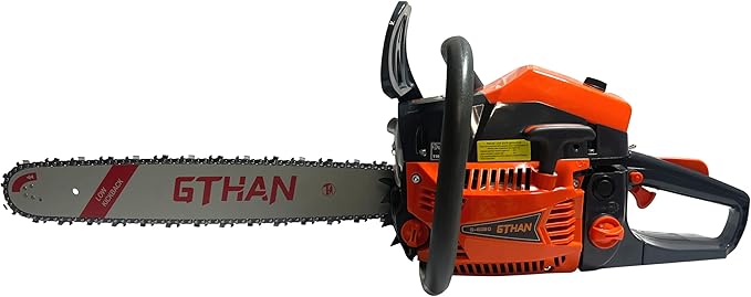 Gas Chainsaw 20 Inch 60cc Chain Saw Gas Powered 2-Cycle Handed Petrol Gasoline for Cutting Wood Outdoor Garden Farm Use