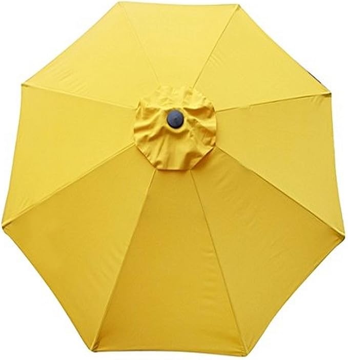 California Umbrella Replacement Canopy Cover in Pacifica Yellow Umbrella, 9' Round, C908-SA57