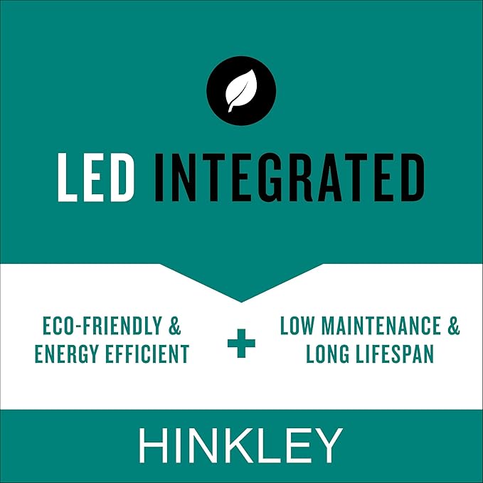 Hinkley Landscape Lighting Luna 58508BZ Horizontal 120v Step Light, Wet Rated, Integrated LED 2700K, Line Voltage, Dimmable, Interior/Exterior, Bronze