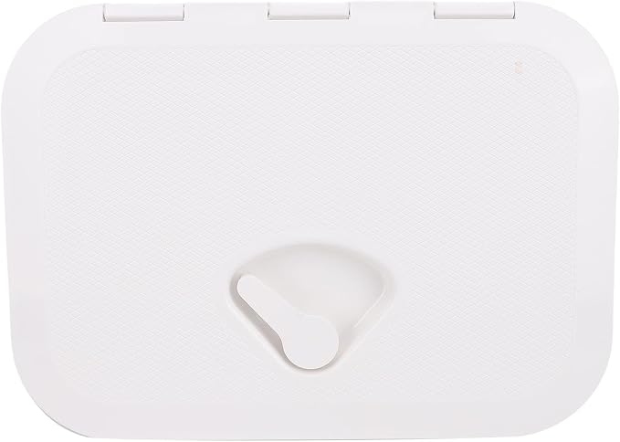 MAVIS LAVEN Marine Boat Storage Box, ABS Lockable Deck Storage Compartment for Yachts and Fishing Boats, 37.5x27x17.5cm, Organized Fishing Gear