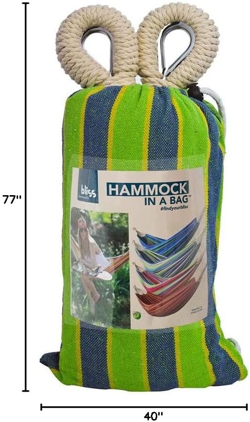 Hammock Bliss BH-400-B Bliss Brazilian Hammock,220 lbs. Capacity - Assorted Colors