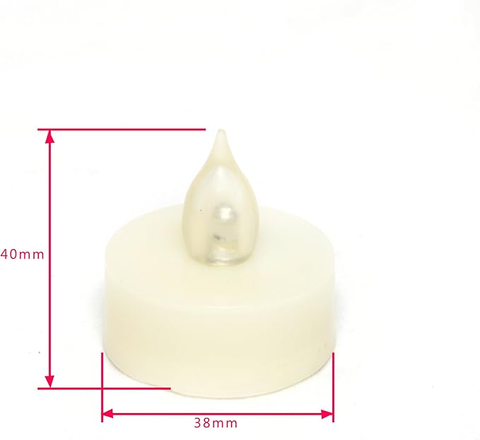 6 Flameless Tealight Candles with Remote and Timer Flickering Battery Operated Electric LED Tea Lights Halloween Jack-O-Lantern Pumpkin Wedding Centerpieces Christmas Party Decorations Batteries Incl.