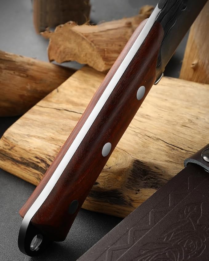 Machete for Cutting Trees Heavy Duty&Yard Work Machete with Billhook Sickle Design, Extension Handle for Tree Cutting, Brush Clearing, Grass Cutting, Outdoor Survival Garden Tools
