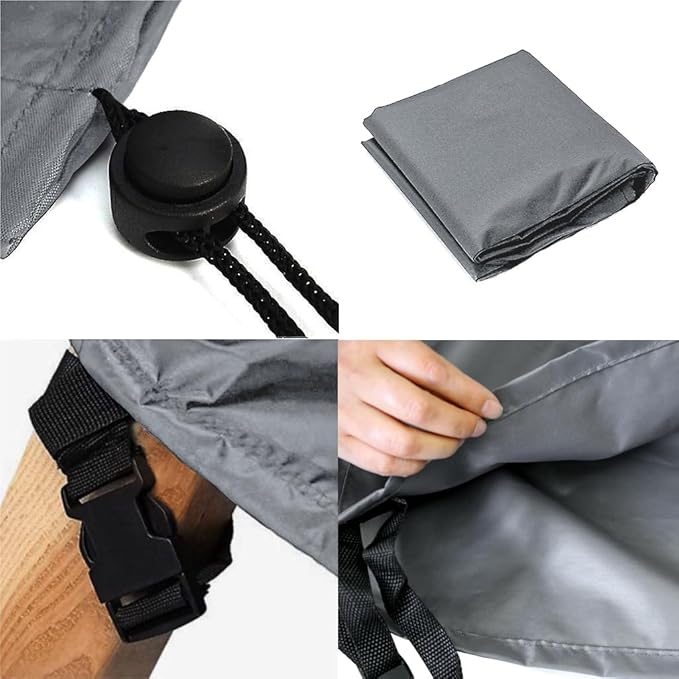 Patio Furniture Covers,Outdoor Furniture Cover Waterproof,Patio Furniture Set Covers for 4 Piece Outdoor Conversation Set,Patio Covers Set-XX-Large (Grey)