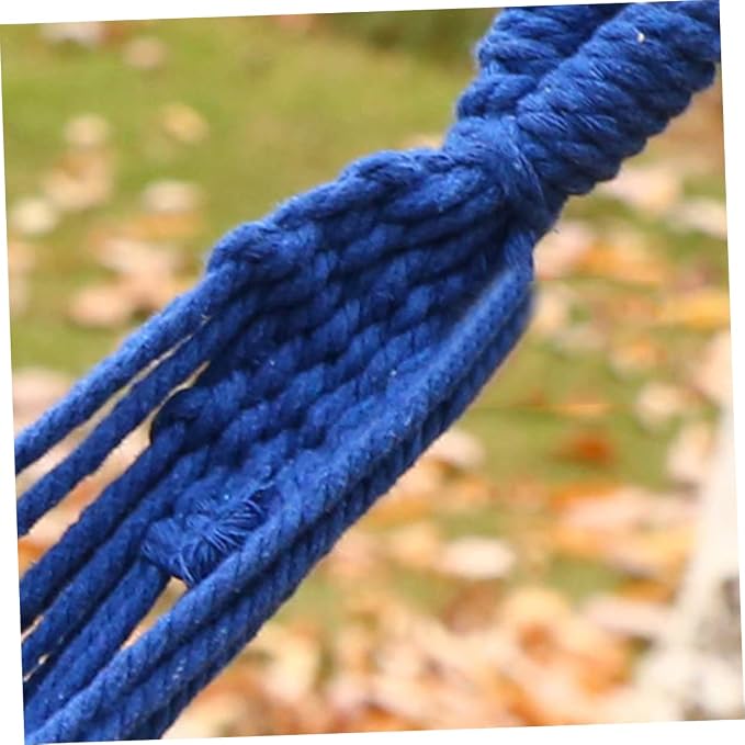 Double Thickened Canvas Hammock for Outside Person Swing Bed Tree Straps Camping Outdoor