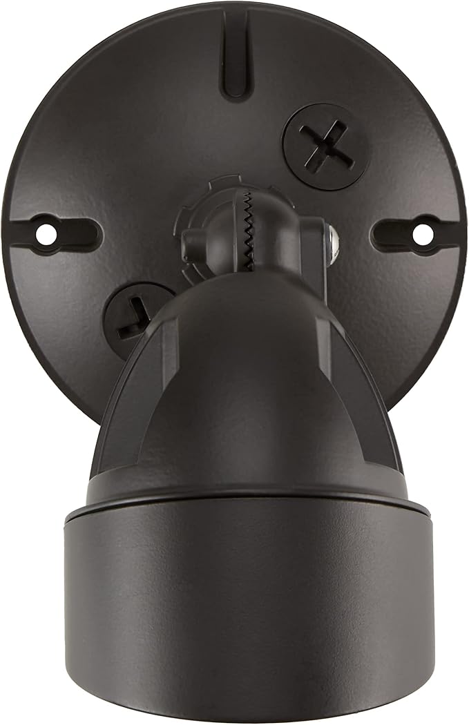 Maxxima LED Outdoor Flood Wall Light, Exterior Security Light w/Adjustable Head, 800 Lumens, 3000K Warm White, Brown (2 Pack)