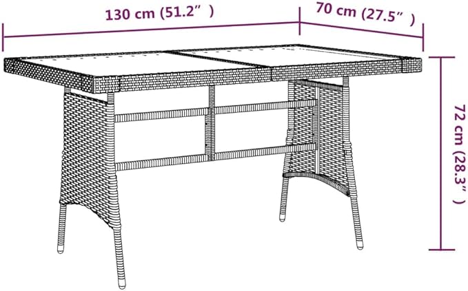 Backyard Furniture Patio Conversation Sets Outdoor Seating 7 Piece Patio Dining Set Poly Rattan Black Suitable for Swimming Pool, Courtyard, Garden