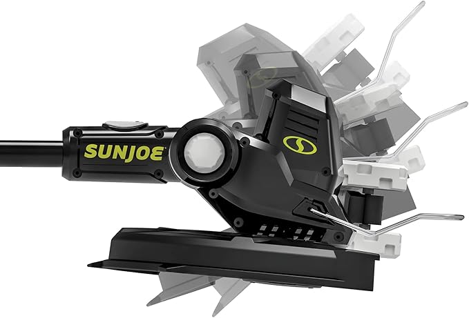 Sun Joe Cordless Multi-Angle Head Dual Line Electric String Trimmer for Lawn, Yard and Gardening Care w/Auto-Feed Spool, Battery & Charger, Heavy-Duty, 24V-ST14-CT