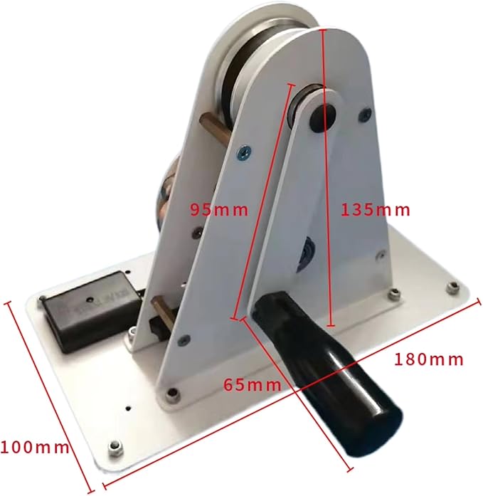 Hand Generator, Hand-Cranked Emergency USB Charging, 12V Permanent Magnet Small Power Generation, Outdoor Multifunction Manual Crank
