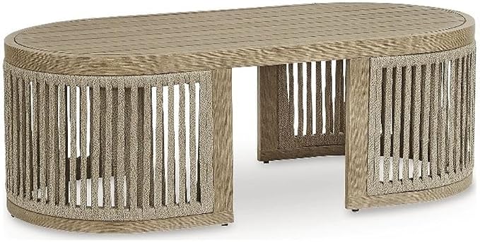 Signature Design by Ashley Kelp Quill Outdoor Coffee Table