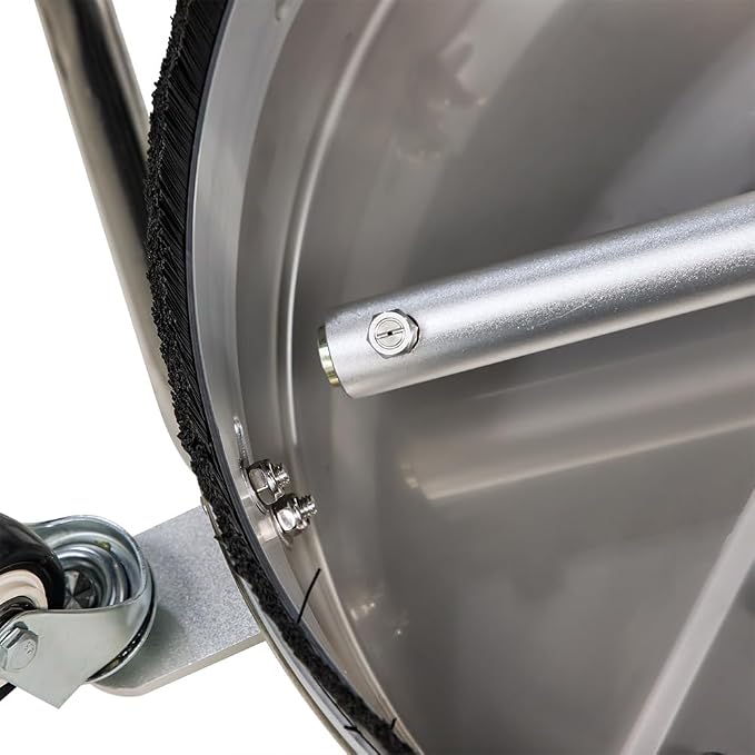 SCITOO 16.5" Pressure Washer Surface Cleaner 4000 PSI with 4 Wheels,3/8" Quick Connector and Washer Accessories for Concrete, Patio, Sidewalk, Deck and Driveways