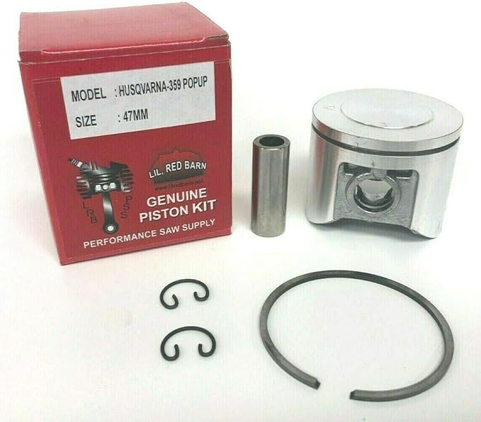 Pop Up Piston Suitable For Husqvarna Chainsaws 359, 47mm, Replaces# 537157202 Extra Power High Compression Two Day Standard Shipping to all 50 States!