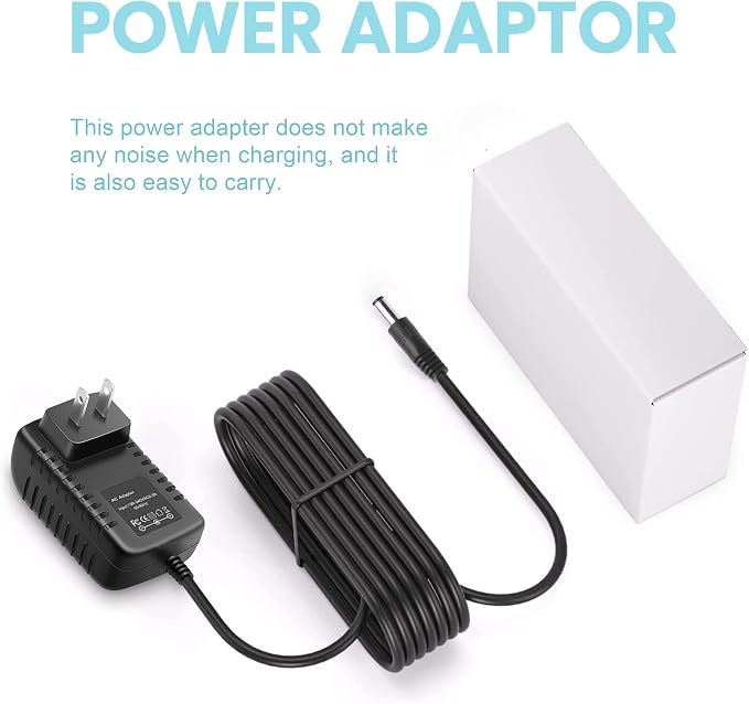 12V AC Power Adapter Compatible with Ivation Multipurpose Portable Spray Washer Power Cleaner, HUAHE Portable Power Cleaner; Charger Compatible with 20V Handheld Pressure Washer