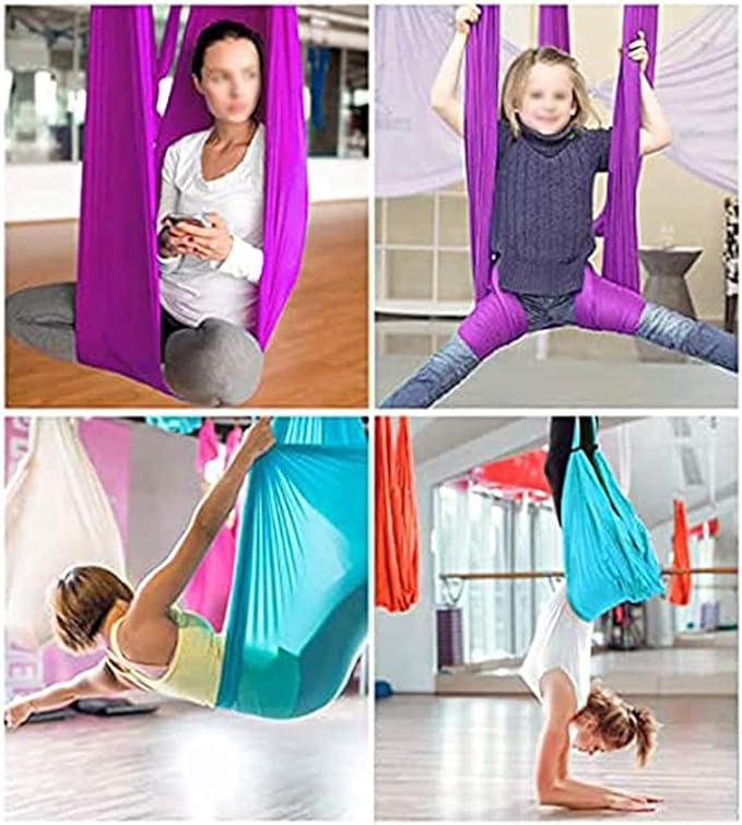 Kids Soft Hammock Hanging Therapy Swing For Children Adjustable Cuddle Hammocks With Special Needs Autism ADHD Aspergers And Sensory Integration Indoor Outdoor ( Color : Red , Size : 150 x 280 cm )