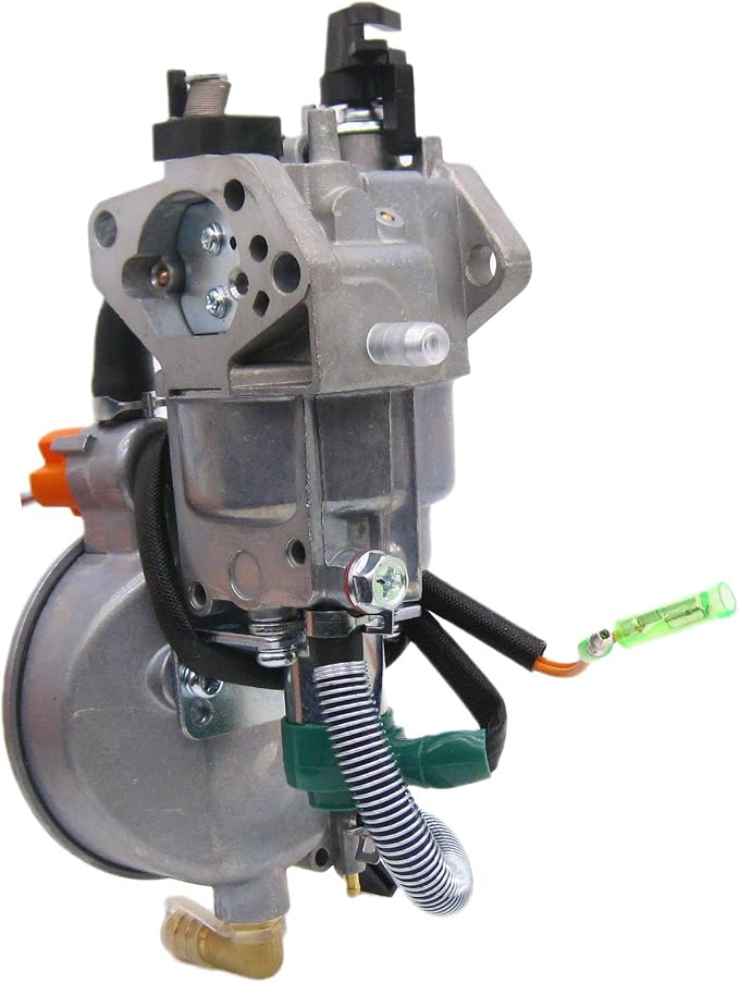 NIMTEK Dual Fuel Carburetor LPG Conversion Kit for Generator 4.5-5.5KW GX390 188F Carburetor