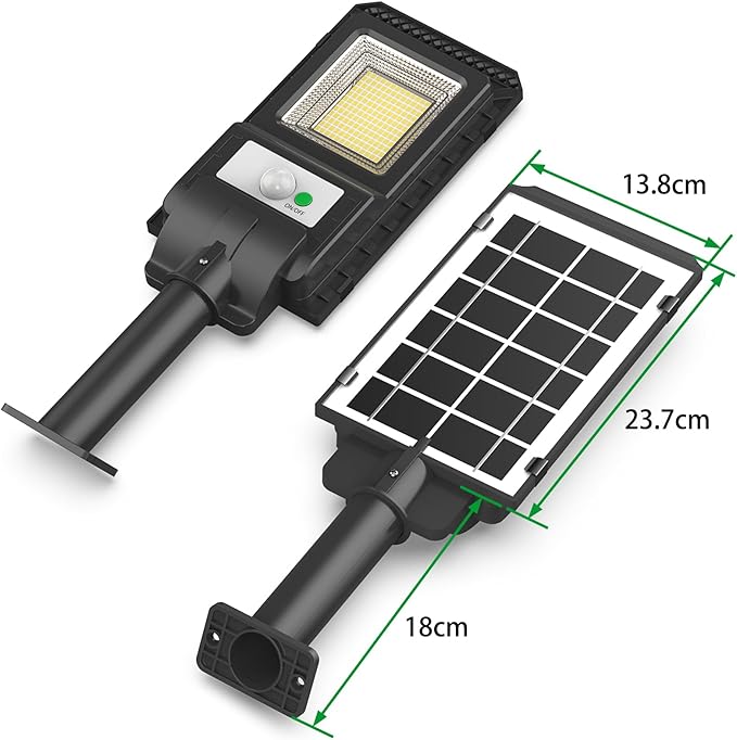 Engrepo Solar Lights Outdoor, 1000LM 156 LEDs Solar Powered Motion Sensor Light, Security Waterproof Solar Flood Light for Yard, Fence, Garden, Patio, Front Door, Shed, Deck, Path 2 Pack