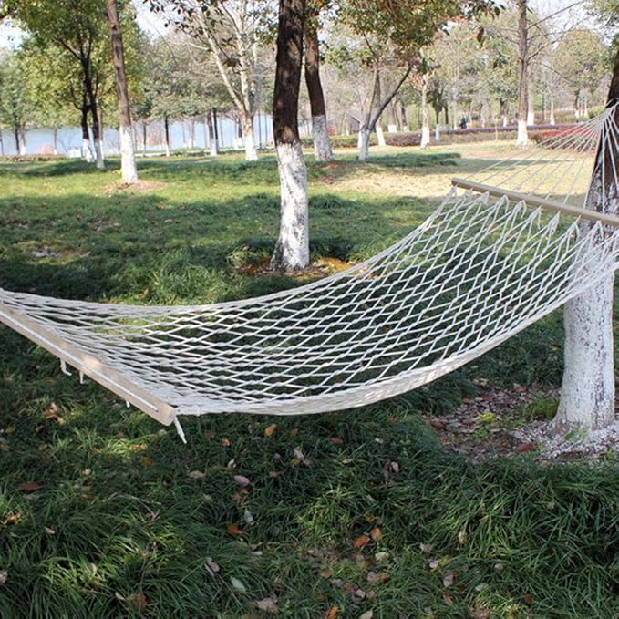 Portable Mesh Hammock Hanging Swing Garden Decoration Camping Travel