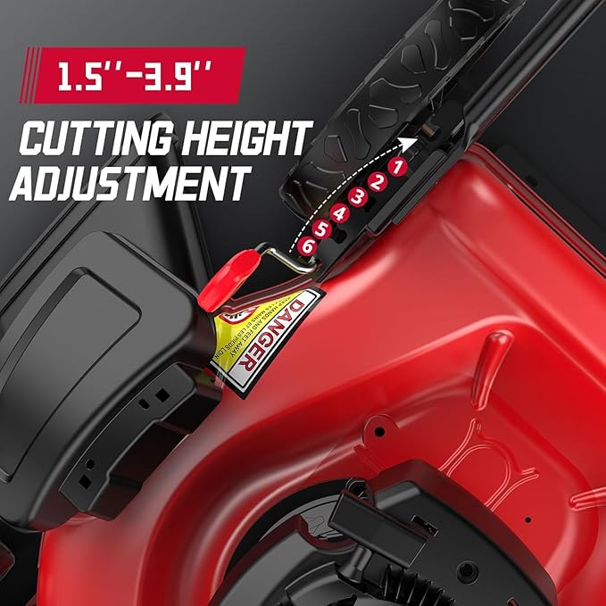 PowerSmart 21" Push Lawn Mower with Briggs&Stratton 125cc Engine, 2-in-1 Mulching and Side Discharge, Easy Assembly & Lightweight, Cordless Push Lawn Mowers for Garden Yard