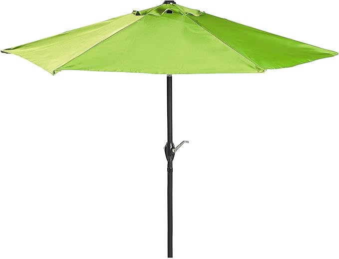 Nantucket Home 7.5 Foot Crank and Tilt Market Umbrella (Green)