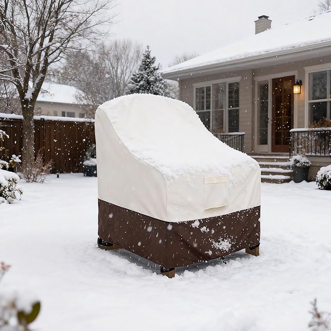 Outdoor Chair Covers 4 Pack,Patio Swivel Chair Covers,600D Heavy Duty Waterproof Patio Adirondack Chairs Cover,Outdoor Furniture Covers for All Weather Protection.30 W x 34" D x 36" H