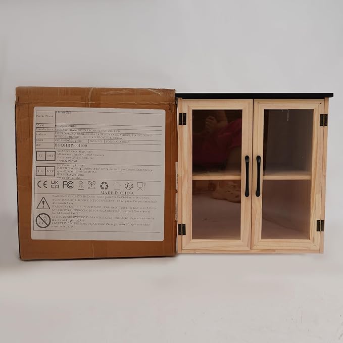 Solid Wood Blessing Box for Community Sharing, Schools (18.5"×18.5"×18.5")