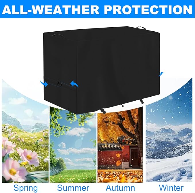 Cover for High Top Patio Set of 3 , Patio Swivel Bar Set Cover,600D Oxford Waterproof Covers for Outdoor High Stool Bistro Set,70*31.8*46.8 in,Black