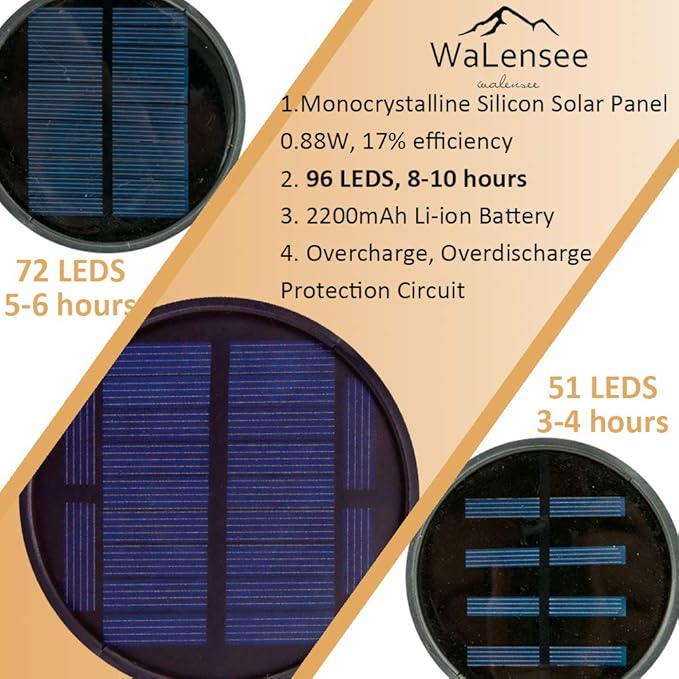 Walensee Solar Tiki Torches with Flickering Flame,96 LED Solar Torch Lights Outdoor Waterproof,43" Tall Super Larger Size Tiki Torches for Outside Garden Patio Yard, 4Pack