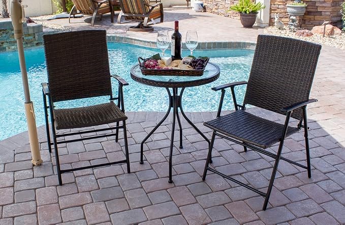 Hiland 3pc Bistro Set