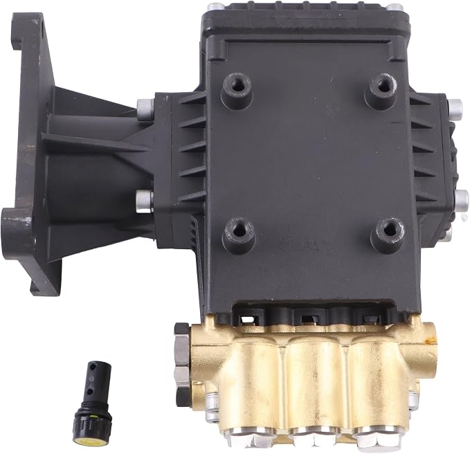 Pressure Washer Direct Drive Triplex Plunger Pump EZ4040G EZ4040 RRV4G40 Forged Brass Head 3400 RPM 4000 PSI 4.0 GPM 1" Hollow
