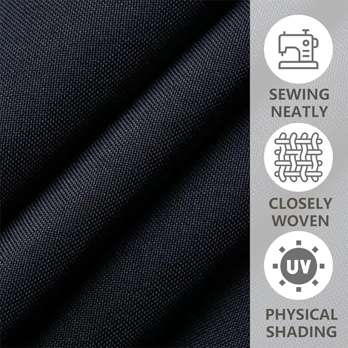 11ft – 8 Ribs Patio Umbrella Replacement Canopy,Waterproof UV-Resistant Outdoor Round Umbrella Top Cover for Outdoor Garden Deck Backyard