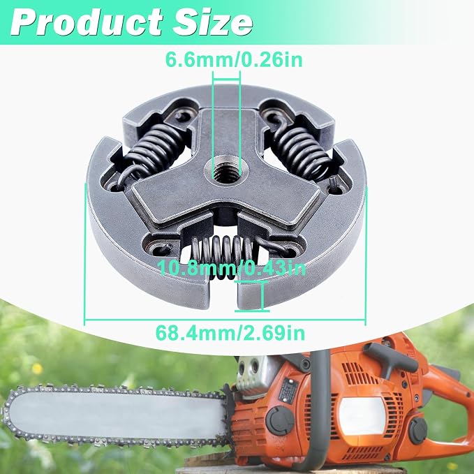 CS-370 Chainsaw Chain Brake & CS-400 Clutch Removal Tool for Echo CS-370 CS-400 CS-370ES CS-420 CS-420ES Chainsaw with CS-400 Clutch Assy Replace C032000281 C032000280 P021017220 89750516133