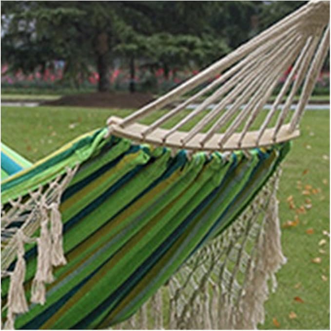 Hammock. Beach Self-Driving Travel Picnic Barbecue Camping Outdoor Hammock Double Swing Canvas .Hammocks for Outside