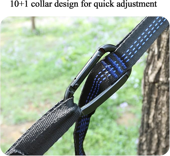Hammock, Double Hammock, Outdoor Swing Cradle, Portable Hammock, Camping Beach Hammock(Blue,70.8in*117.6in)