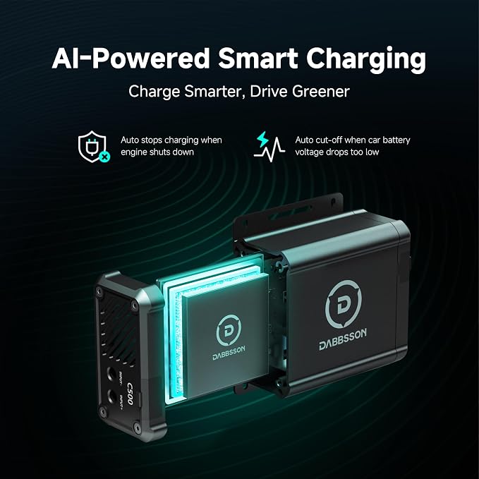DABBSSON 3000L Solar Generator with Charger S, 3072Wh Semi-Solid LiFePO4, 560W Alternator Charger, 3000W AC Output 6,TT-30 for RV,P-Boost 3600W, Compact, 1.3X Runtime,0-80% 1.5H,for Camping/Home