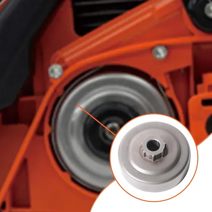 3/8"-7T Clutch Drum E-clip Kit 99944400395 For Echo Chainsaw CS-352 CS-310 305S, Clutch Drum, Washer, E-clip, Rim Sprocket.