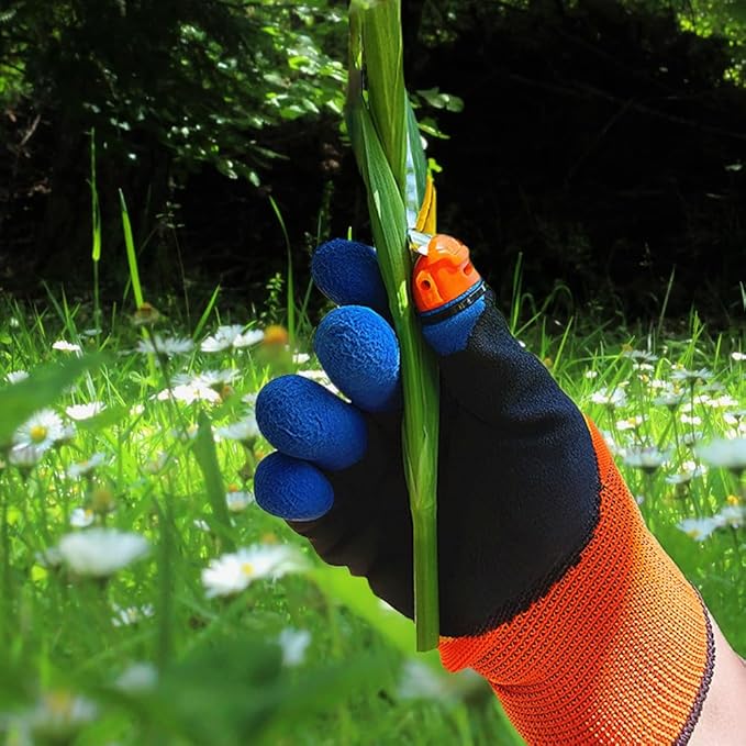 1 Set Garden Silicone Thumb Knife, Fruit and Vegetable Picking Thumb Knife Picking Knife Garden Tools for Plants Trimming