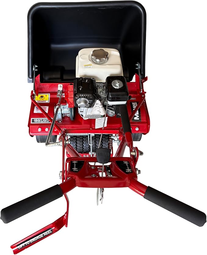 Reel Mower Groove Roller, 25" Self Propelled, 7 Blade, 5.5HP Honda, Mclane 25-5.5G-7-GR