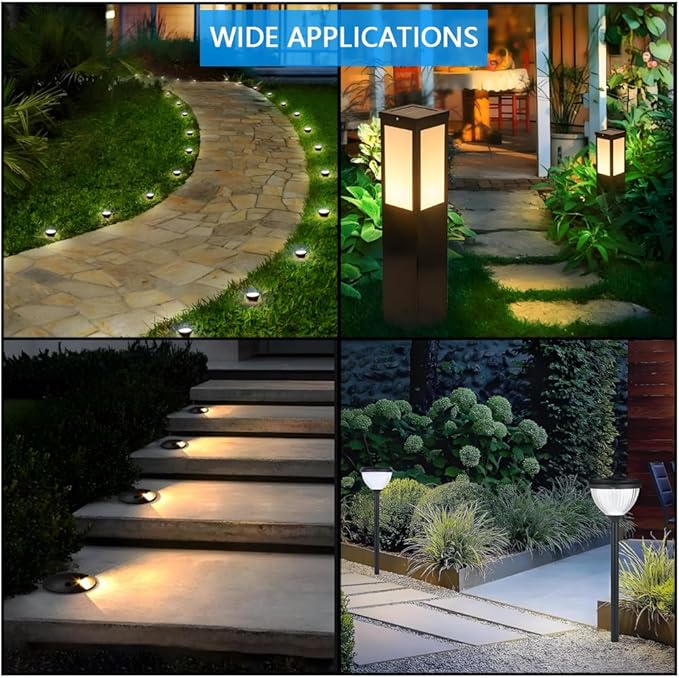 NETEHA 8 Pack Low Voltage Wire Connectors, 12-20 Gauge Landscape Light Cable Connector for Landscape Lighting, Garden Pathway Lights, Outdoor LED Lights