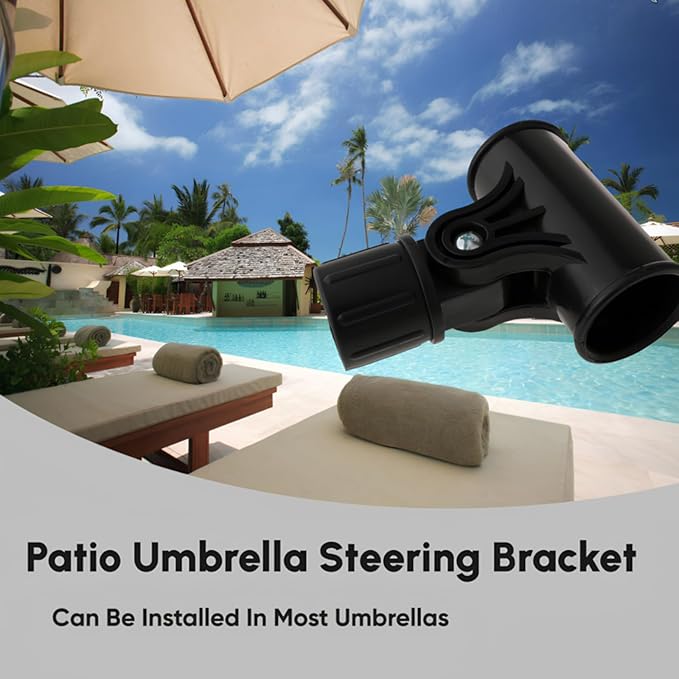 Patio Umbrella Accessories, Patio Umbrella Steering Bracket, Outdoor Umbrella Replacement Parts Outdoor Umbrella Accessories Heavy Duty Holder Parts Parasol Umbrella Replacement for Courtyard Patio