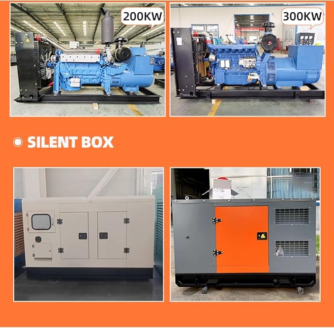 Low Noise Silent Generator Set Portable Power Supply System for Home Office Outdoor Use and Commercial Backup Electricity Demand